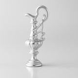 940 Argentium Silver - Ornate Ewer Pitcher Charm