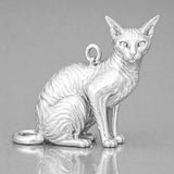 999 Pure Silver - Cornish Rex Cat Charm