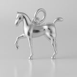 940 Argentium Silver - Prancing Horse Charm