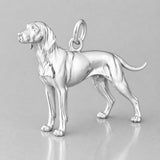 925 Sterling Silver - Vizsla Dog Charm