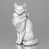 940 Argentium Silver - Somali Cat Charm