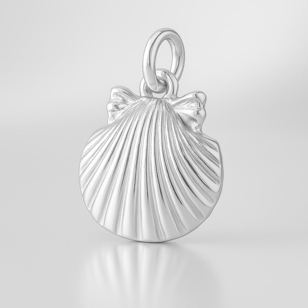 940 Argentium Silver - Cockle Beach Shell Charm