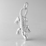 999 Pure Silver - Swamp Alligator Charm
