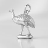 925 Sterling Silver - Rothschild Emu Charm