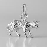 940 Argentium Silver - Asiatic Cheetah Charm