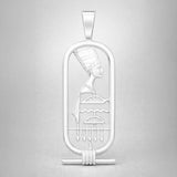 940 Argentium Silver - Nefertiti Cartouche Charm