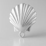 999 Pure Silver - Scallop Seashell Charm