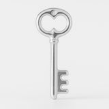 999 Pure Silver - Vintage Castle Key Charm