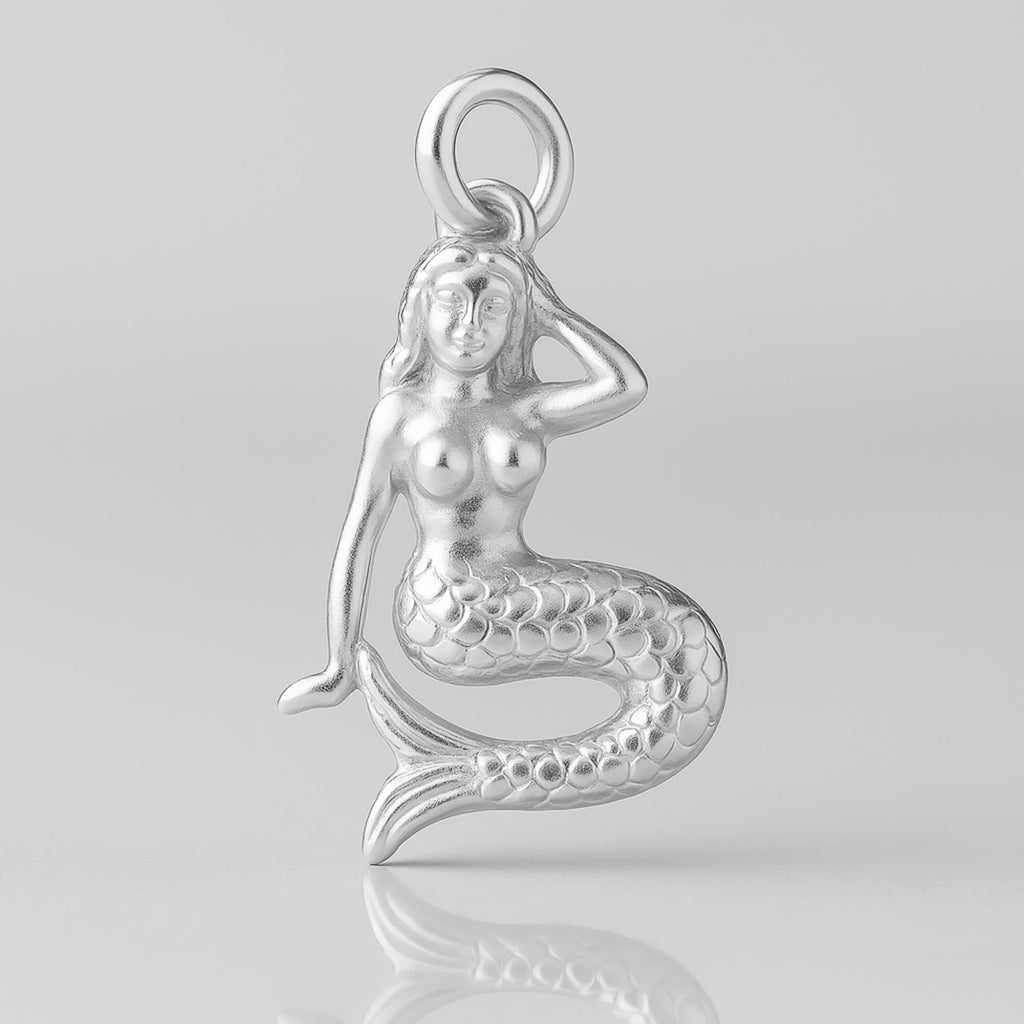 925 Sterling Silver - Ceasg Mermaid Charm
