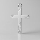 999 Pure Silver - Heirloom-Style Crucifix Charm