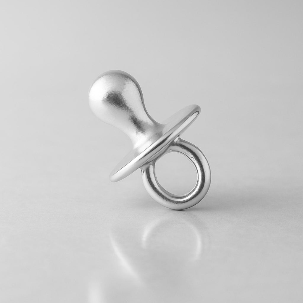 940 Argentium Silver - Vintage Pacifier Charm