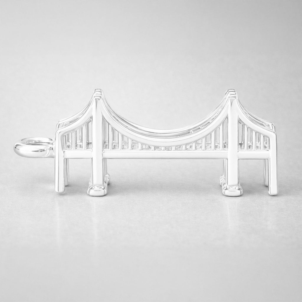999 Pure Silver - Goldengate Bridge Charm