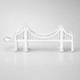 999 Pure Silver - Goldengate Bridge Charm