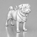 925 Sterling Silver - Pug Dog Charm