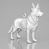 925 Sterling Silver - German Shepherd Dog Charm