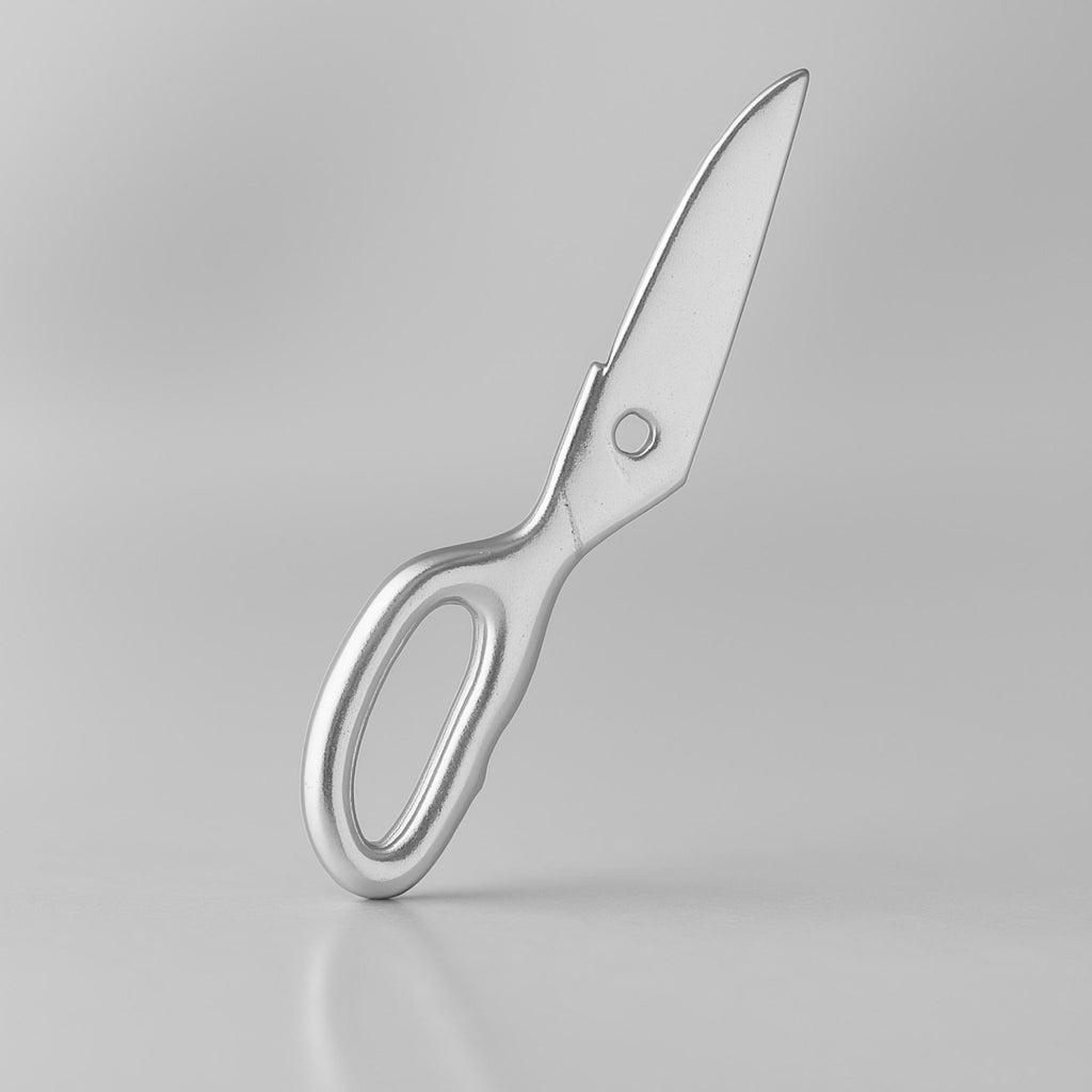 999 Pure Silver - Scissor Half Charm