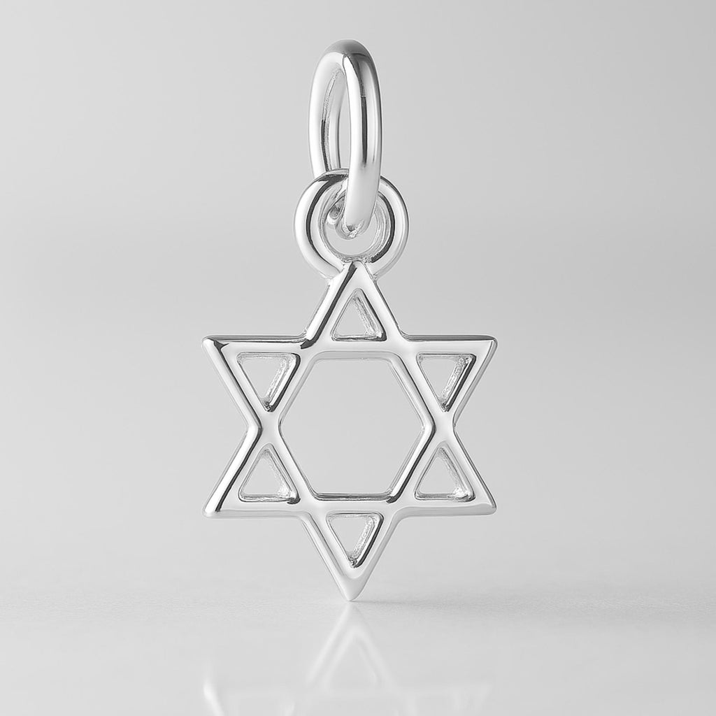 999 Pure Silver - Mini Star of David Charm