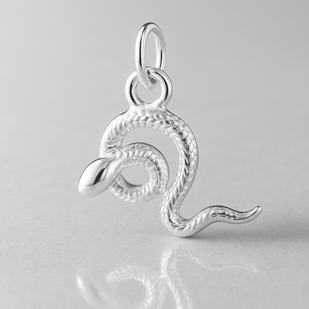 925 Sterling Silver - Jungle Snake Charm