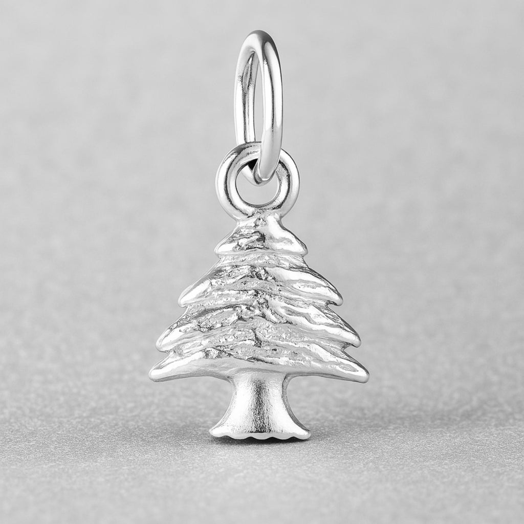 999 Pure Silver - Mini Christmas Tree Charm