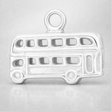 940 Argentium Silver - Double Decker Bus Charm