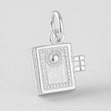 999 Pure Silver - Book Worm Charm