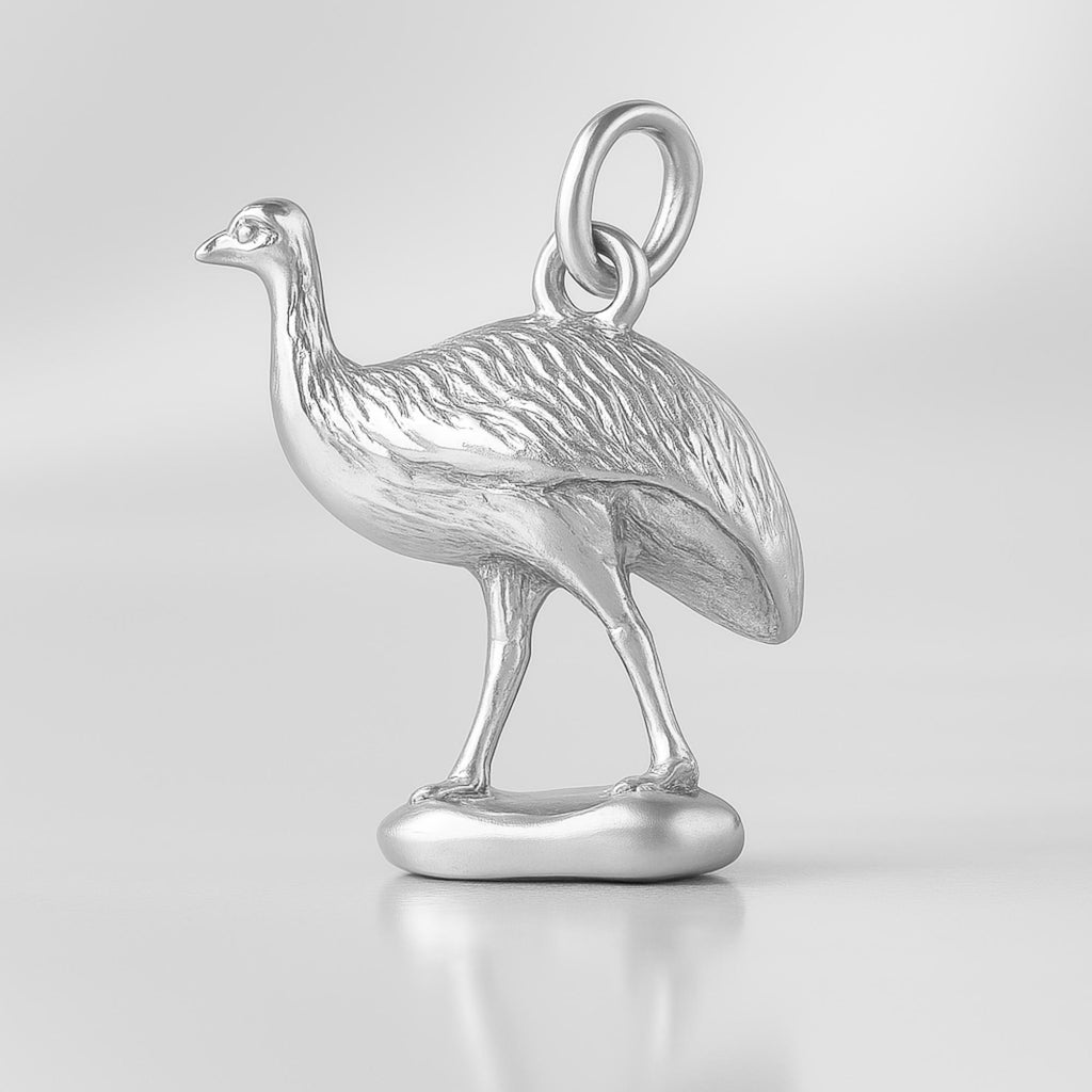 999 Pure Silver - Rothschild Emu Charm