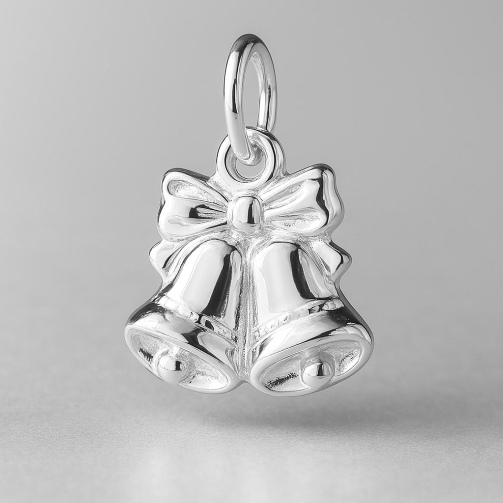 999 Pure Silver - Traditional Christmas Bells Charm