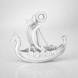 925 Sterling Silver - Viking Longship Charm