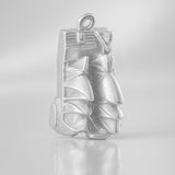 940 Argentium Silver Miniature Sydney Opera House Charm