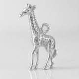 940 Argentium Silver - Western Giraffe Charm