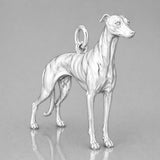940 Argentium Silver - Whippet Dog Charm