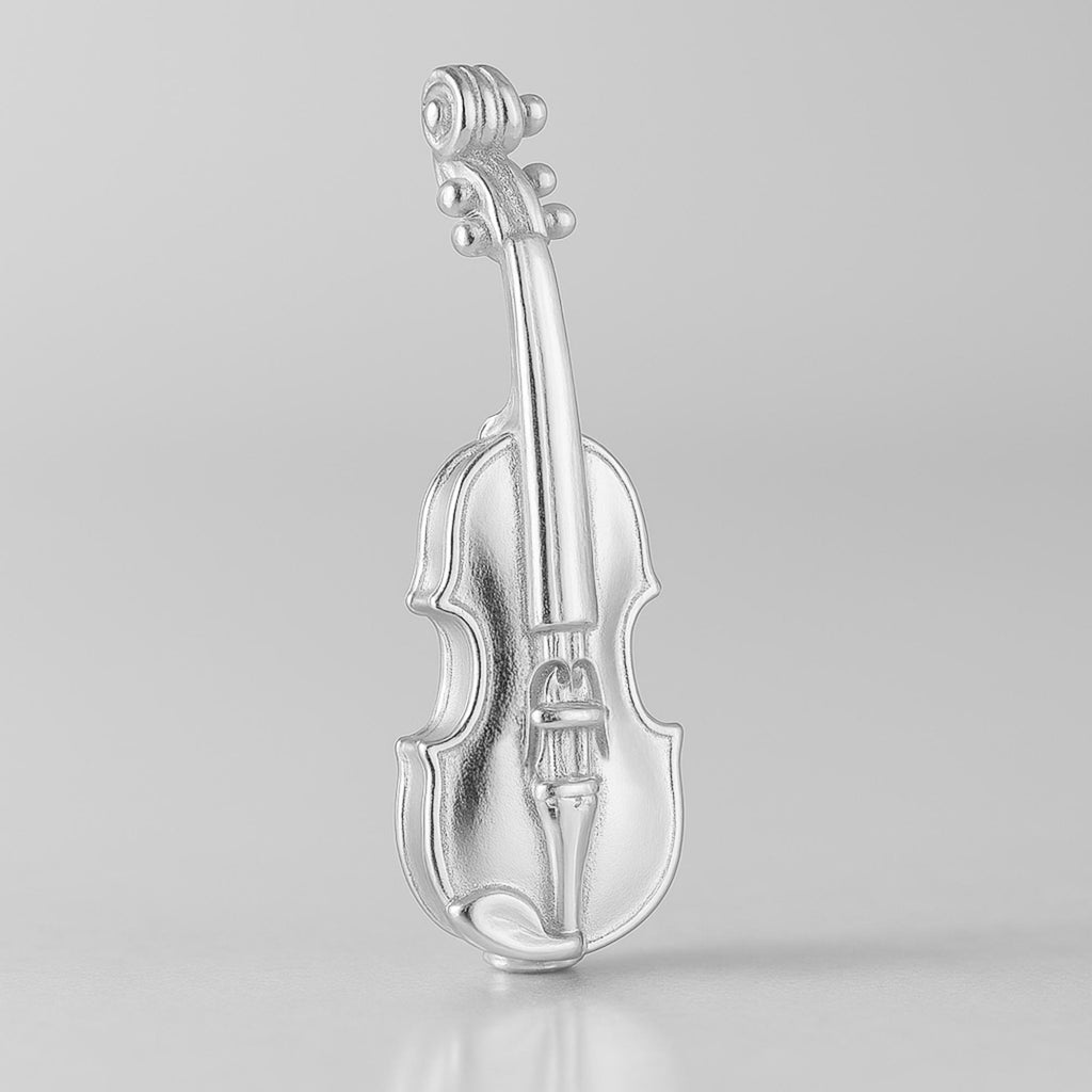 925 Sterling Silver - Classic Violin Charm