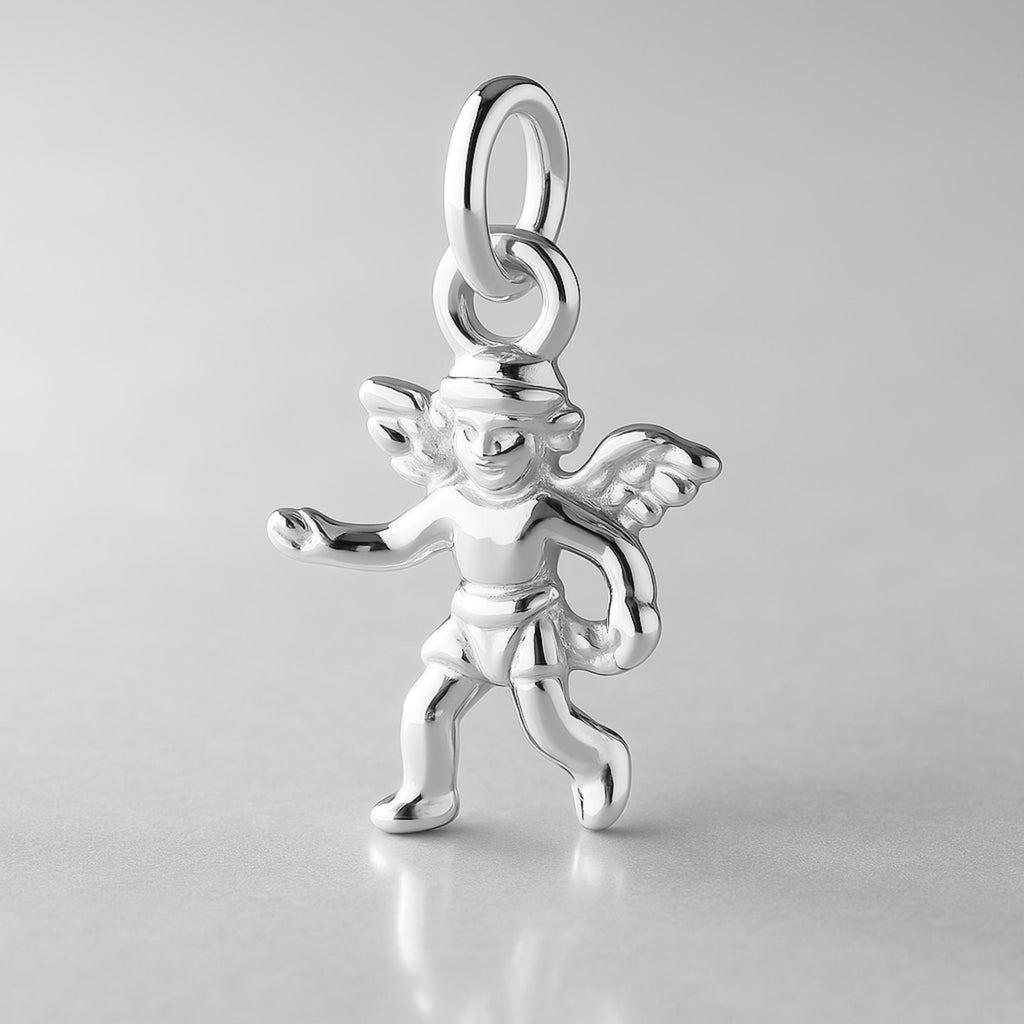 925 Sterling Silver - Playful Cherub Charm