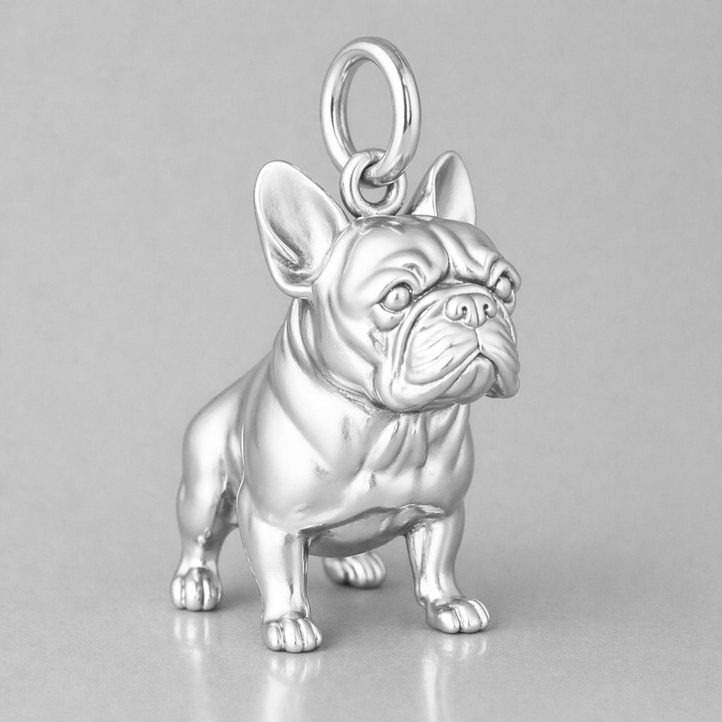 940 Argentium Silver - French Bulldog Charm