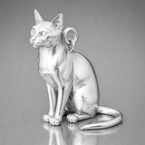 940 Argentium Silver - Tonkinese Cat Charm