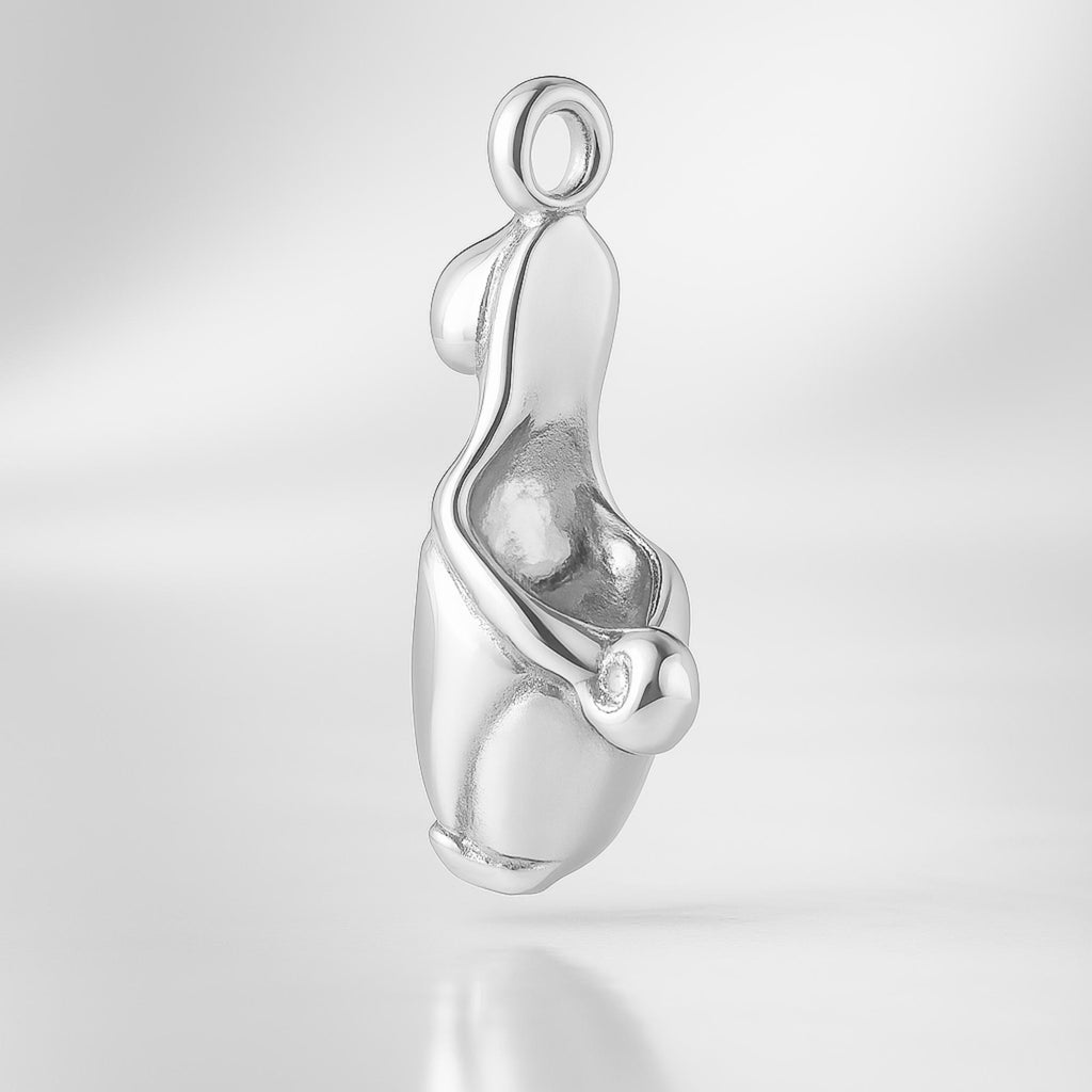 940 Argentium Silver - Low Heel Charm