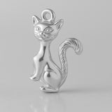 999 Pure Silver - Siamese Cat Charm