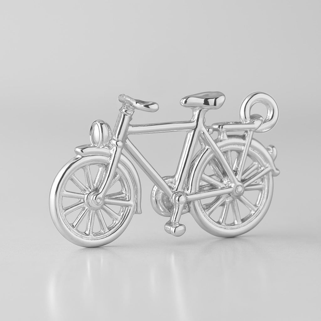925 Sterling Silver - Vintage Bicycle Charm