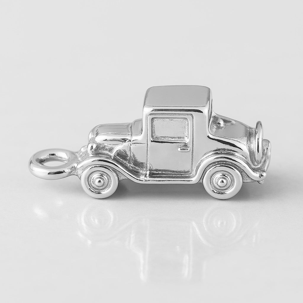 999 Pure Silver - Vintage Model T Style Car Charm