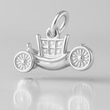 940 Argentium Silver - Princess Carriage Charm