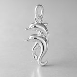 999 Pure Silver - Twin Dolphins Charm