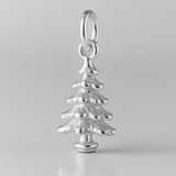 999 Pure Silver - Pine Christmas Tree Charm