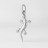 999 Pure Silver - Forest Gecko Charm