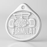 999 Pure Silver - Formula 1 Charm