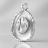 925 Sterling Silver - Western Cowboy Hat Charm