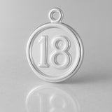 999 Pure Silver - 18 Button Coin Charm