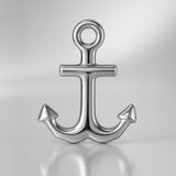 925 Sterling Silver - Bold Anchor Charm