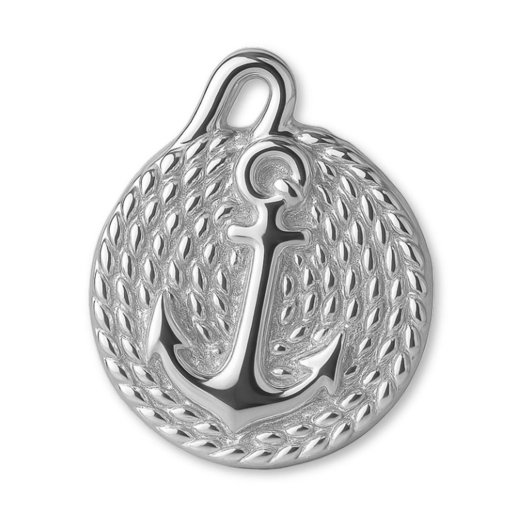 925 Sterling Silver - Anchor & Rope Charm