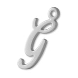925 Sterling Silver - Cursive Letter Charm