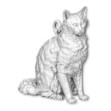 925 Sterling Silver - LaPerm Cat Charm